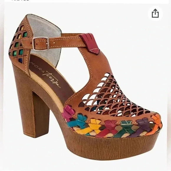 mexican huaraches boho wedges - Picture 1 of 7